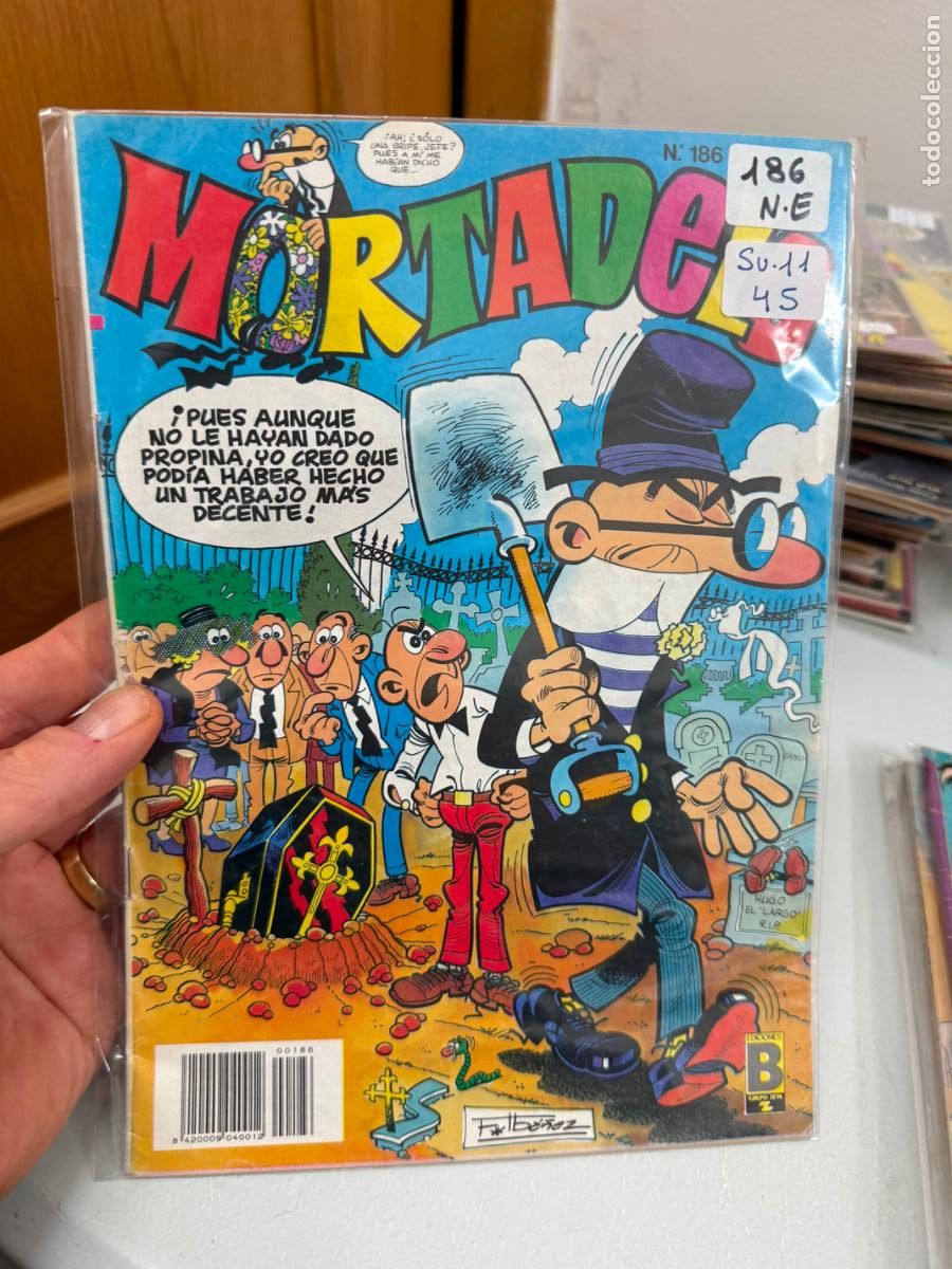 C&oacute;mics: MORTADELO B NUMERO 186 BUEN ESTADO