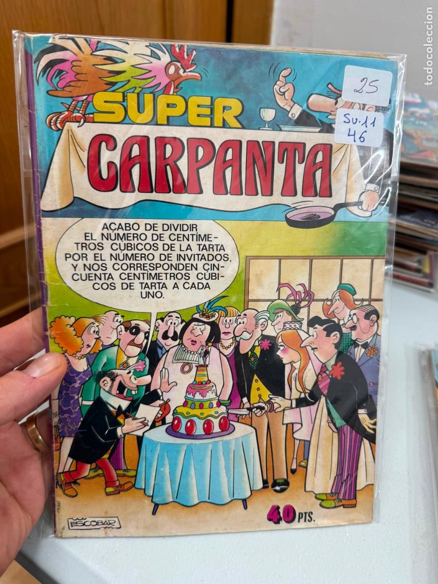 C&oacute;mics: SUPER CARPANTA NUMERO 25 BUEN ESTADO