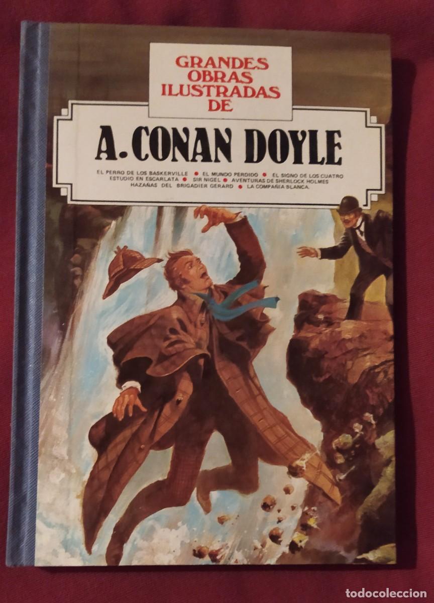 C&oacute;mics: Grandes obras ilustradas de A. Conan Doyle. Bruguera. Tapa dura