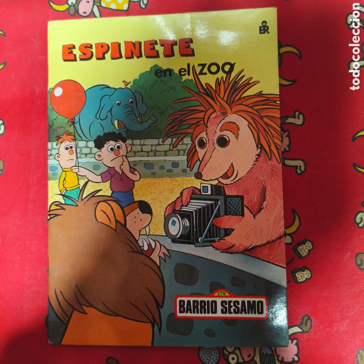 C&oacute;mics: ESPINETE EN EL ZOO - CUENTO TROQUELADO - EDITORIAL ROMA 1986 BARRIO SESAMO
