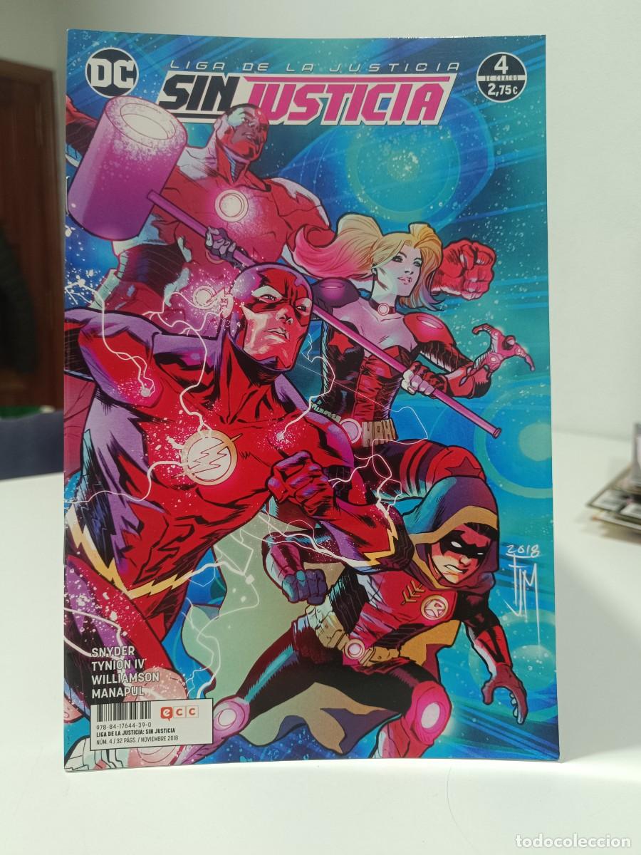 C&oacute;mics: LIGA DE LA JUSTICIA: SIN JUSTICIA SNYDER, TYNION. ECC NUMERO 4 DC ECC MUY BUEN ESTADO