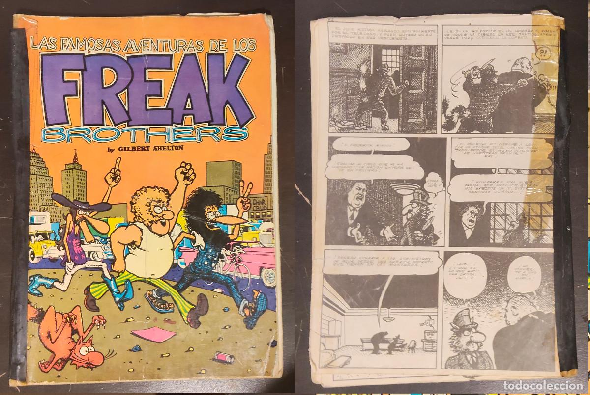 C&oacute;mics: FREAK BROTHERS - 1977 - GILBERT SHELTON - ED. PRODUCCIONES EDITORIALES, BARCELona