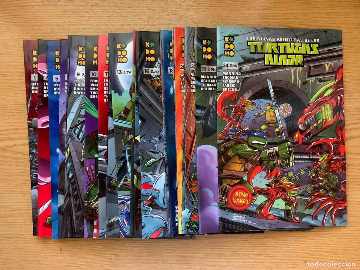 C&oacute;mics: Las Nuevas Aventuras de las Tortugas Ninja - Colecci&oacute;n Completa 24 N&uacute;meros - D1 L&iacute;nea Komodo