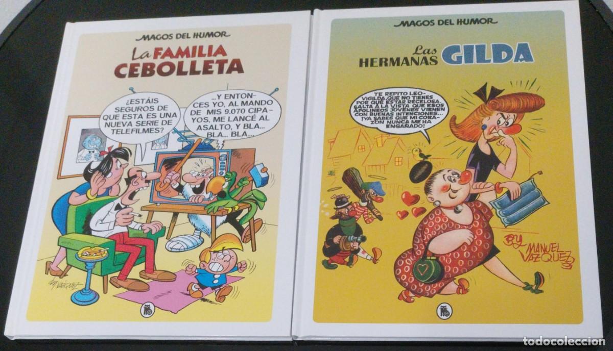 C&oacute;mics: 2 TEBEOS EN TAPA DURA MAGOS DEL HUMOR LAS HERMANAS GILDA Y LA FAMILIA CEBOLLETA