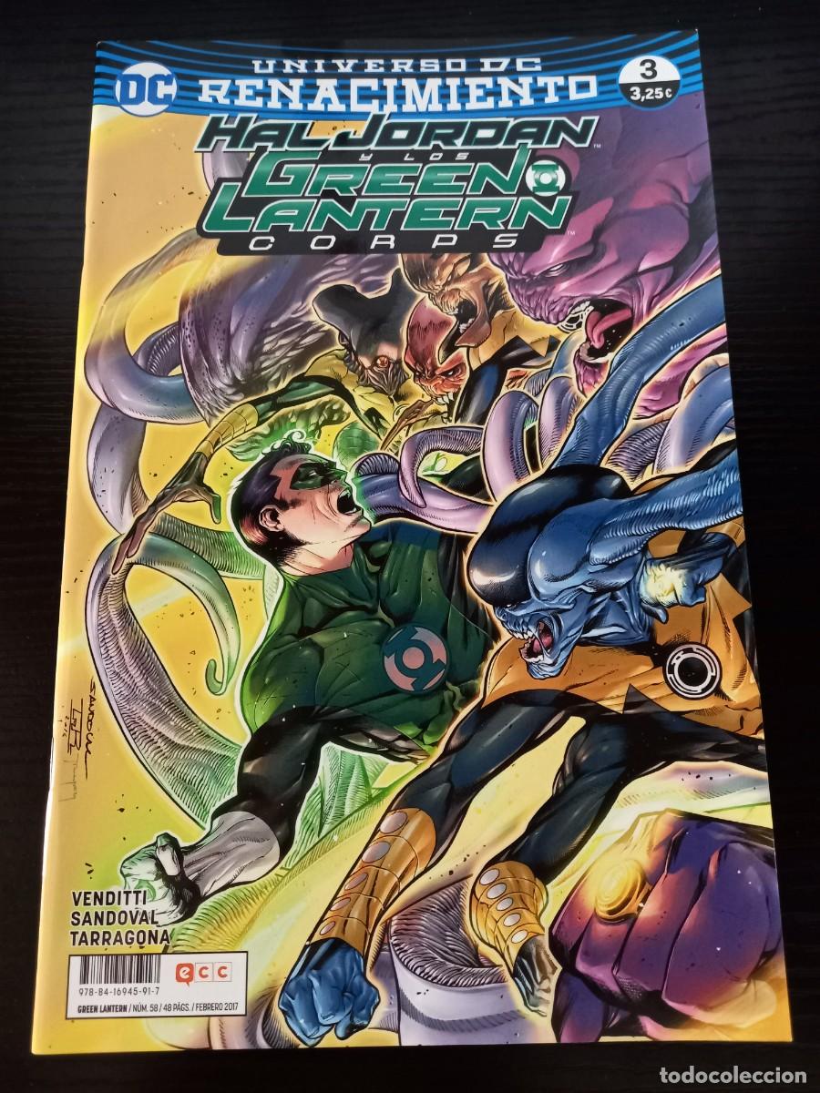 C&oacute;mics: Green Lantern n&ordm; 58. Green Lantern Renacimiento n&ordm; 3. Hal Jordan y los Green Lantern Corps (ECC)