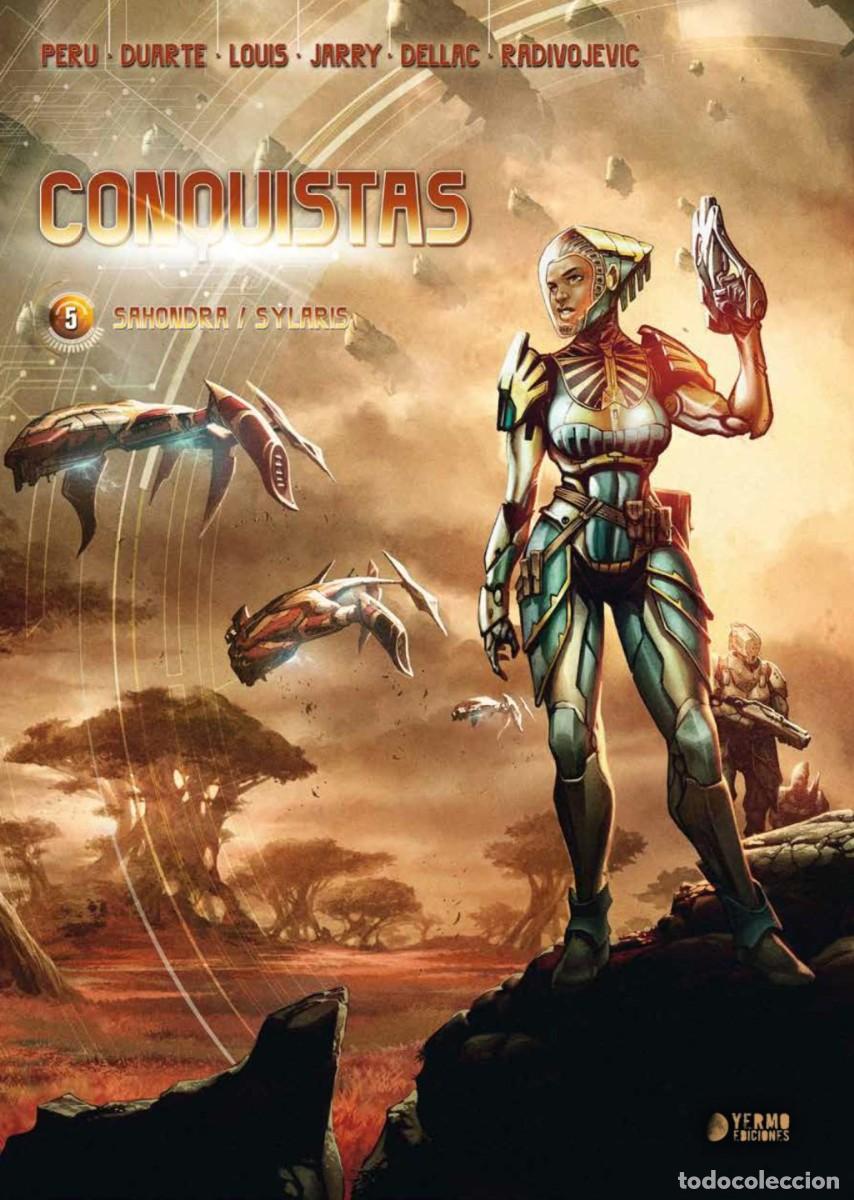 C&oacute;mics: CONQUISTAS. 5 INTEGRALES. YERMO. TAPA DURA. - Foto 3
