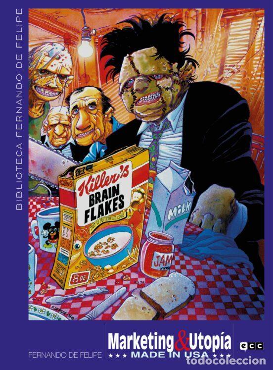C&oacute;mics: Biblioteca Fernando de Felipe: Marketing & Utop&iacute;a Made in USA (ECC Ediciones) - Fernando de Felipe;