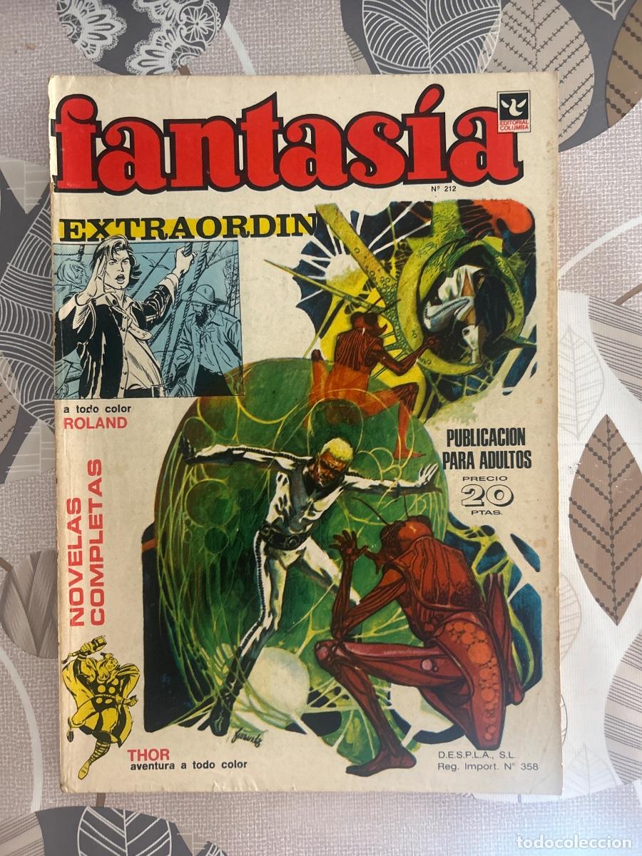 C&oacute;mics: Fantas&iacute;a 212, Columba en buen estado Bolsa DA