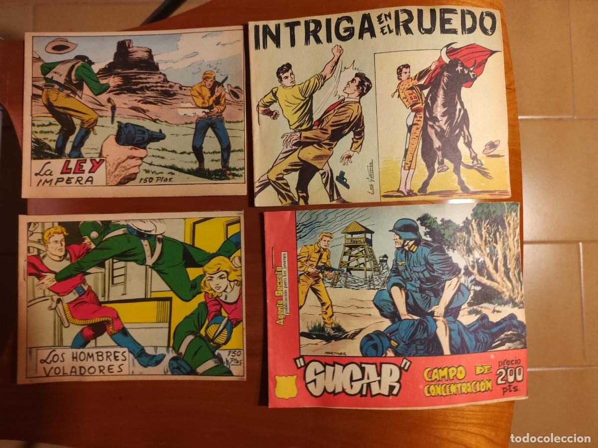 Comics: 4 TEBEOS SIN ESTRENAR: 2 DE SUGAR +INTRIGA EN EL RUEDO+LA LEY IMPERA -1964