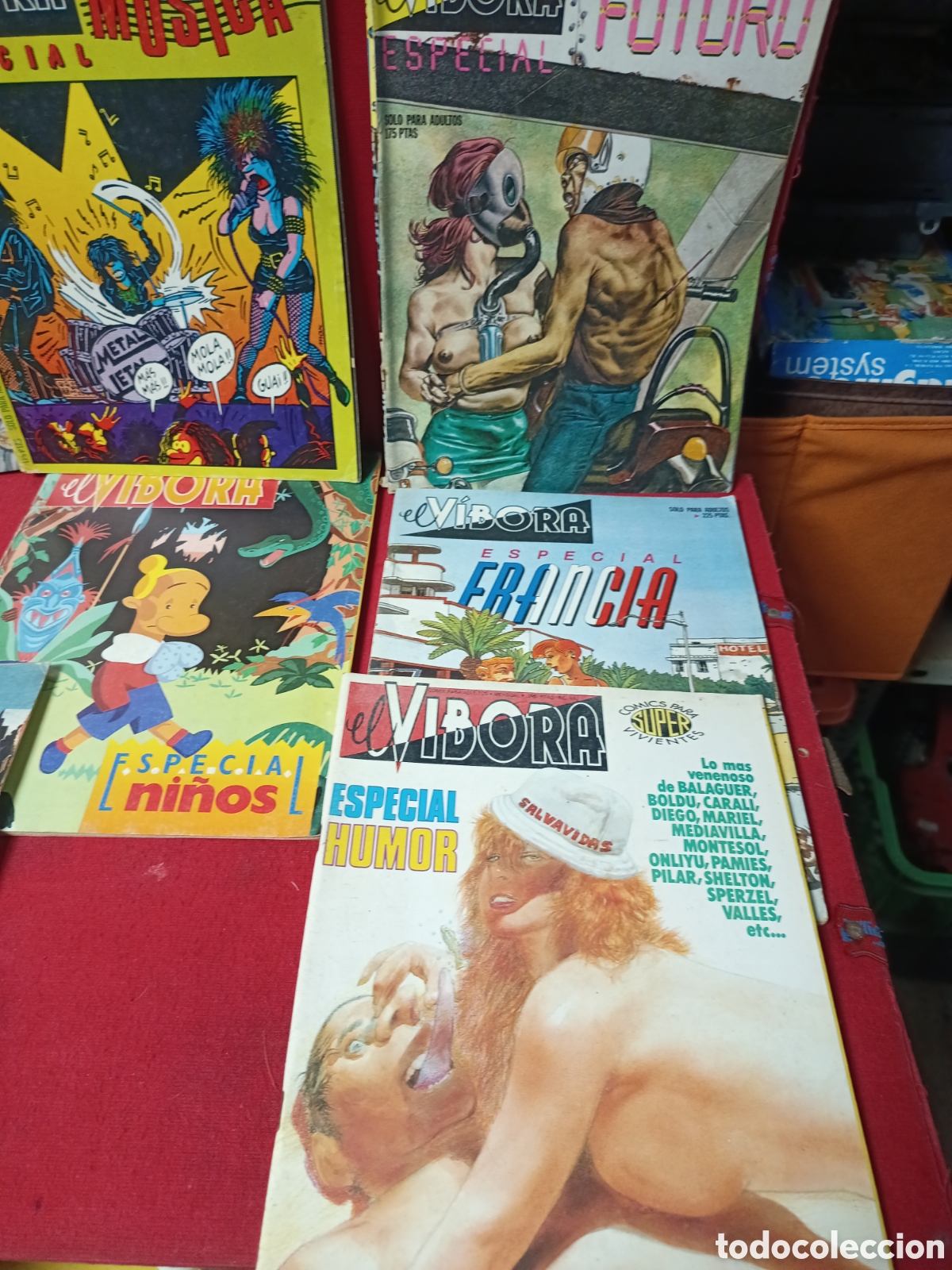 C&oacute;mics: Lote de 7 n&uacute;meros EL V&Iacute;BORA - Foto 2