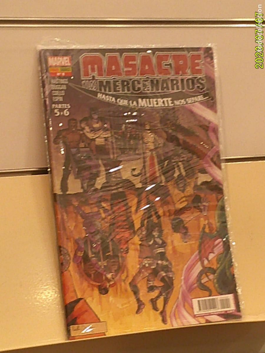 C&oacute;mics: MASACRE Y LOS MERCENARIOS N&ordm; 9 HASTA QUE LA MUERTE NOS SEPARE PARTES 5 Y 6 MARVEL - PANINI