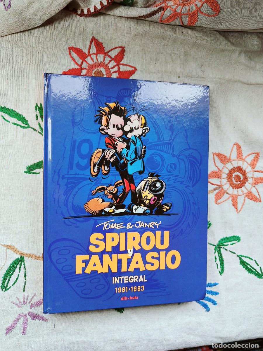 C&oacute;mics: Spirou y Fantasio Integral. 1981-1983. Tome and Janry. Dib Buks. Tapa dura.