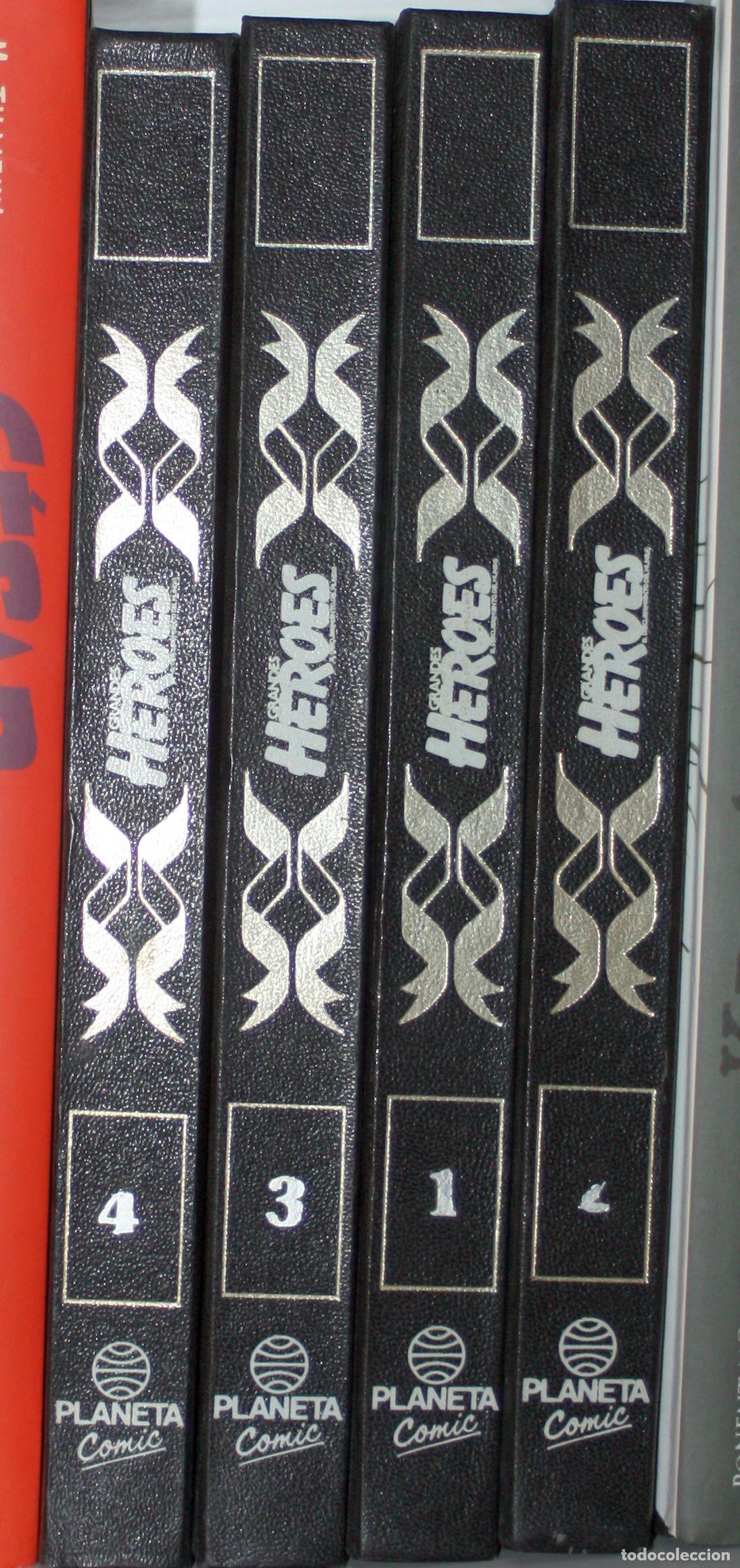 C&oacute;mics: GRANDES H&Eacute;ROES (Battaglia, Crepax, Manara, Toppi,.. )24 ejemplares en 4 tomos PLANETA, COMPLETA