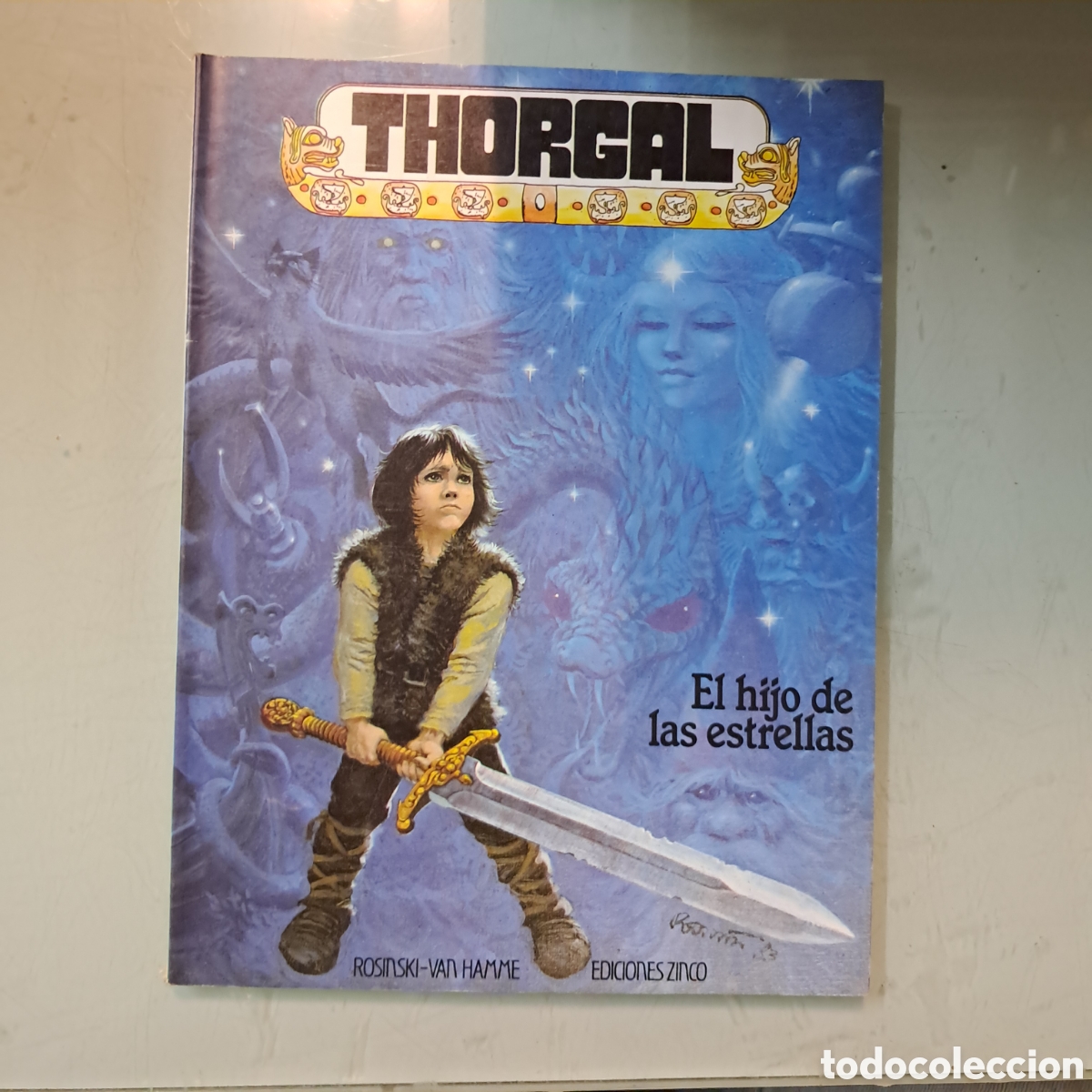 C&oacute;mics: Thorgal,Rosinski Van Hamme, Ediciones Zinco,El hijo de las estrellas - Foto 1