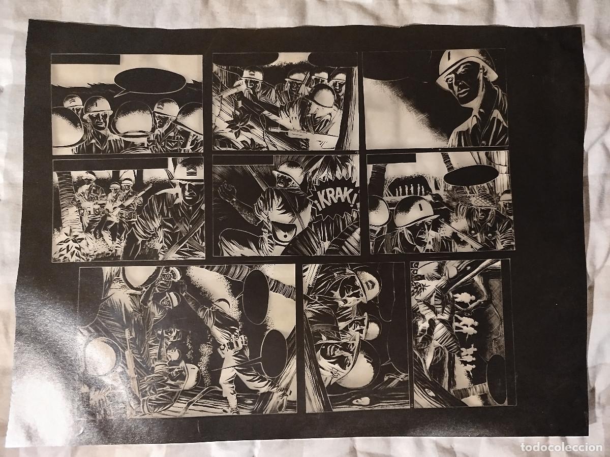 C&oacute;mics: Fotolito de comic belico retro