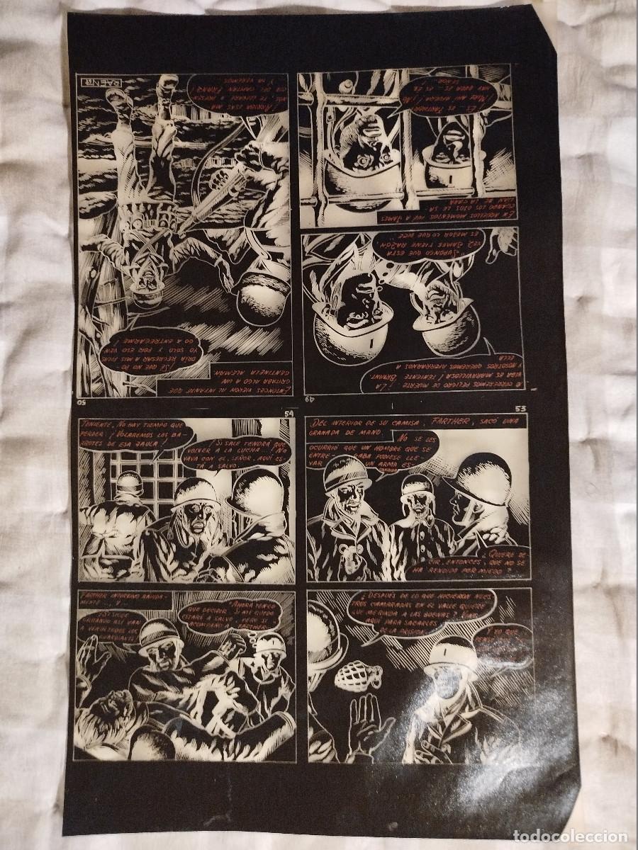 C&oacute;mics: Fotolito de comic belico retro