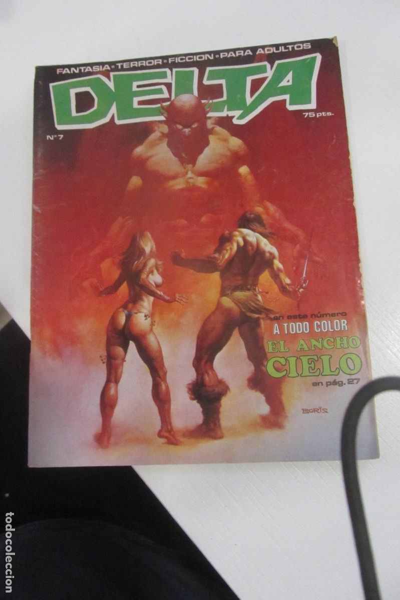 C&oacute;mics: DELTA. n&ordm; 7. FANTASIA, TERROR, FICCION. PARA ADULTOS. ED. DELTA. ARX117