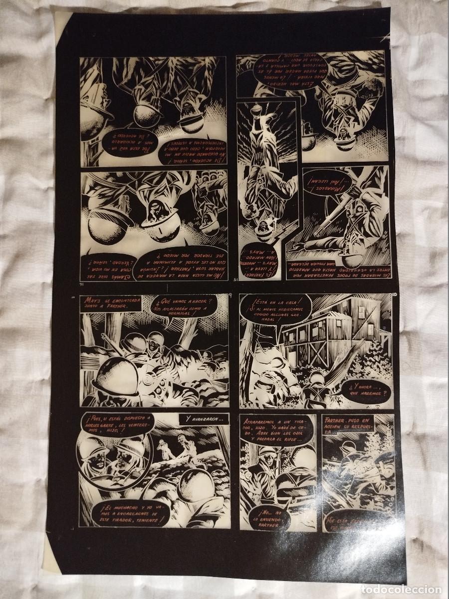 C&oacute;mics: Fotolito de comic belico retro