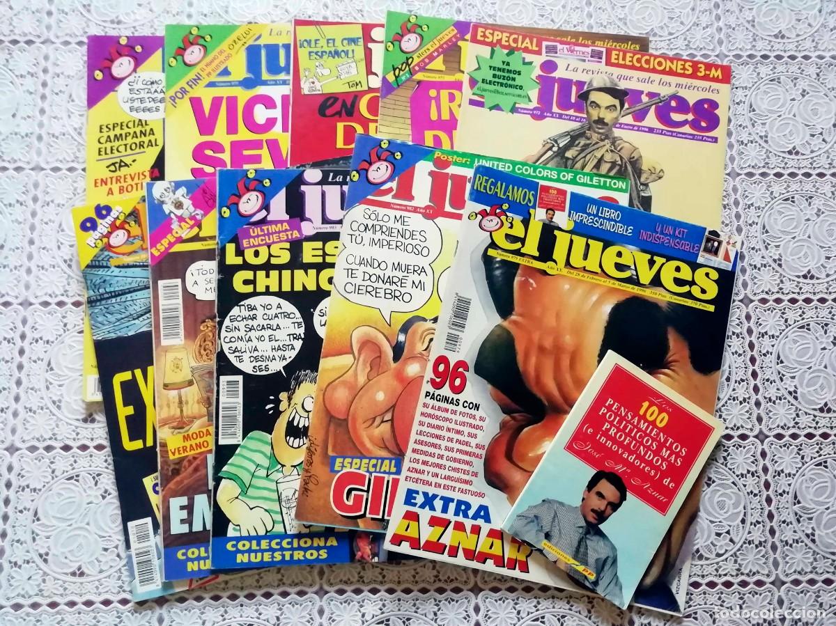 C&oacute;mics: EL JUEVES Lote 1996 -(11 Revistas)