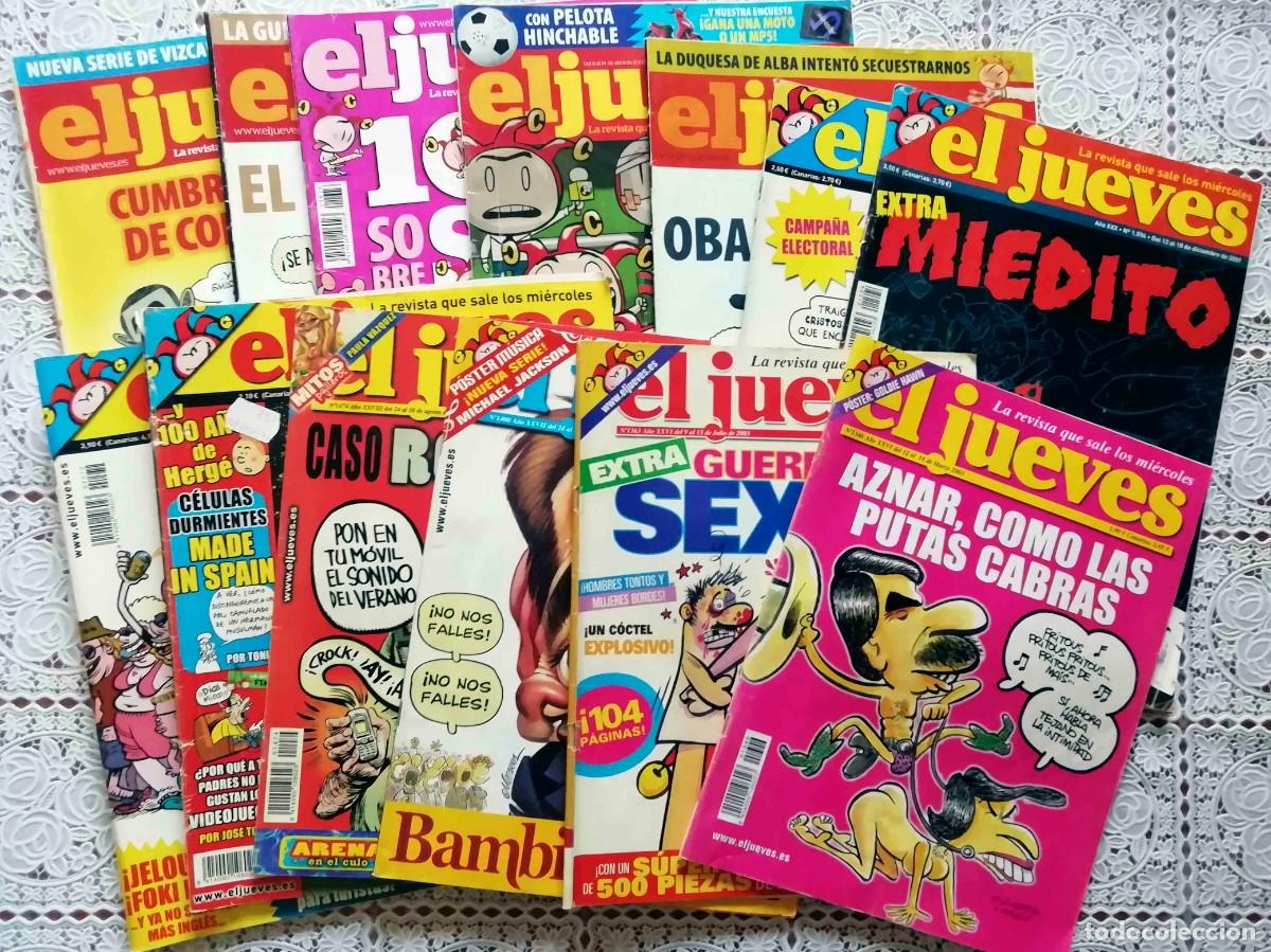C&oacute;mics: EL JUEVES Lote de 2003 a 2009 -(13 Revistas)