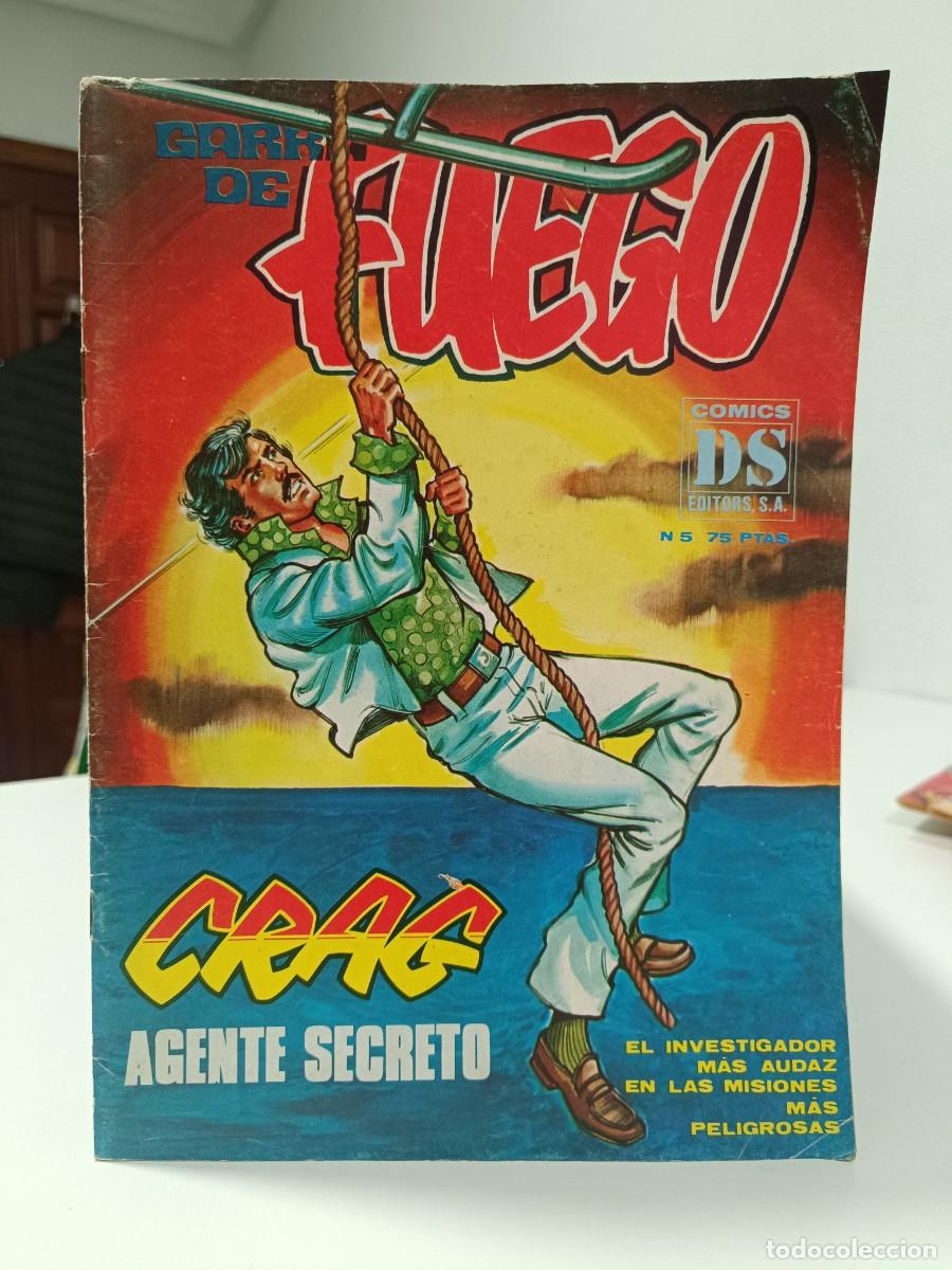 C&oacute;mics: BUEN ESTADO, GARRA DE FUEGO N&ordm; 5 CRAG AGENTE SECRETO. DALMAU SOC&Iacute;AS 1981. 75 PTS.