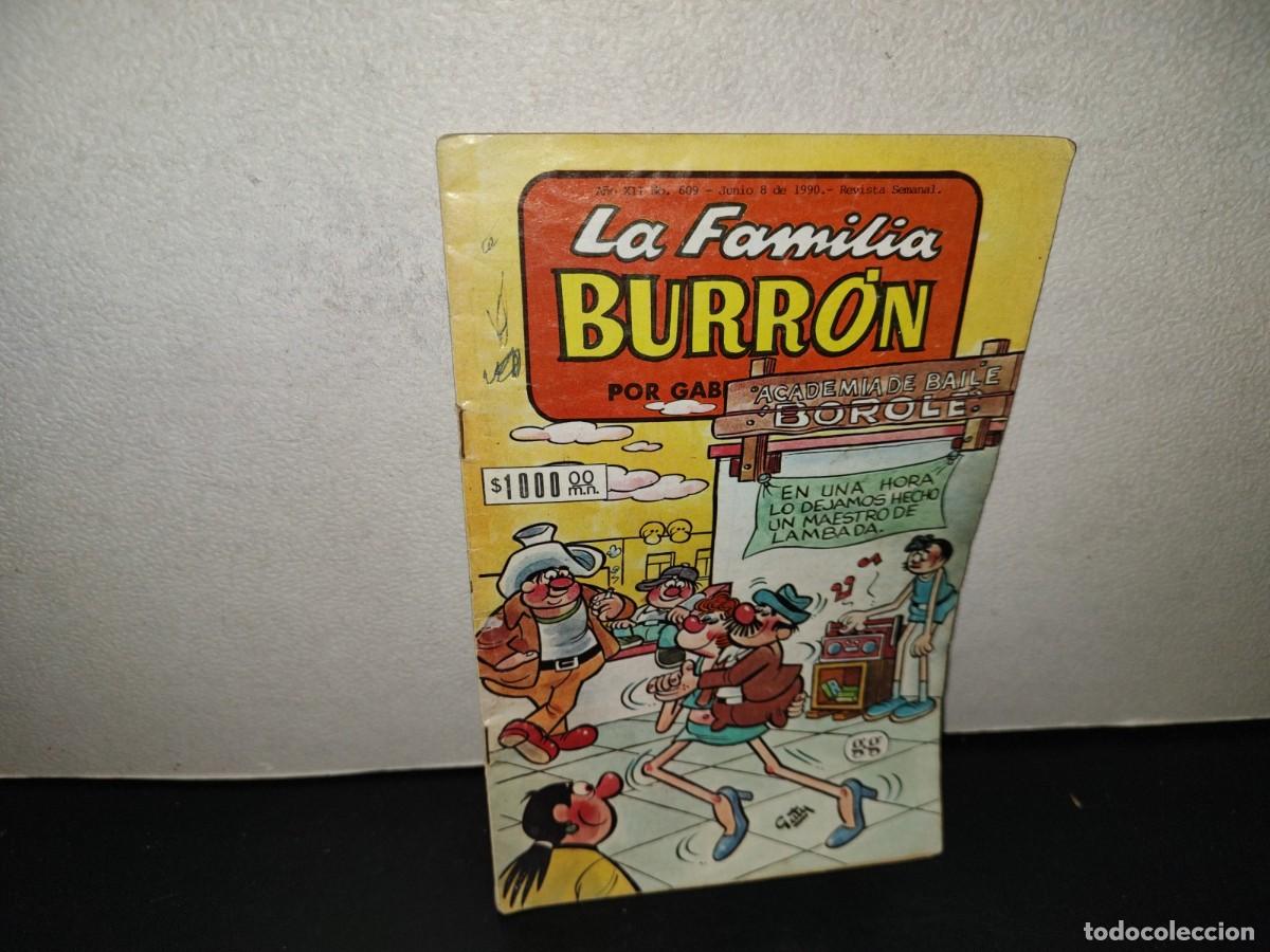 C&oacute;mics: 223- La Familia Burr&oacute;n - Gabriel Vargas - A&ntilde;o XII, No. 609, Junio 8 De 1990