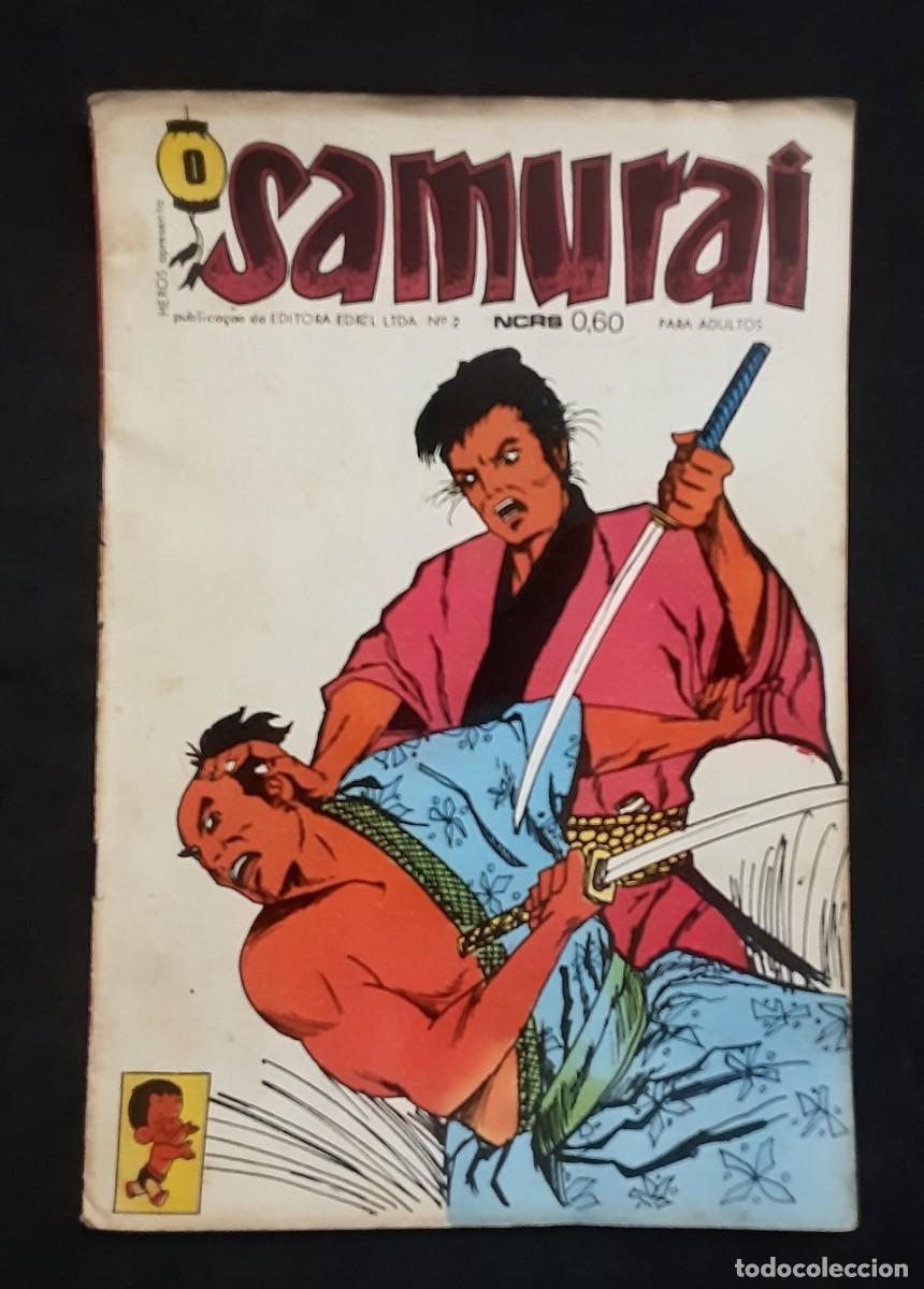 C&oacute;mics: O SAMURAI/ NINJA / O IDOLO # ED EDREL LTDA 1968 # MANGA BRASILE&Ntilde;O # LOTE DE 4 NUMEROS # CLAUDIO SETO