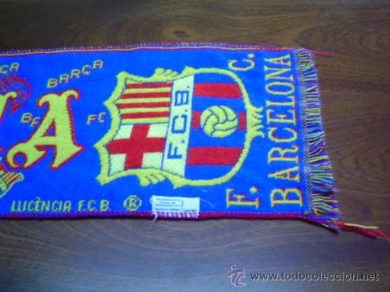 Coleccionismo deportivo: GORRA Y BUFANDA DEL F. C. B. - Foto 4