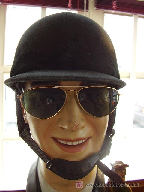 Coleccionismo deportivo: Casco de Jockey - Foto 1