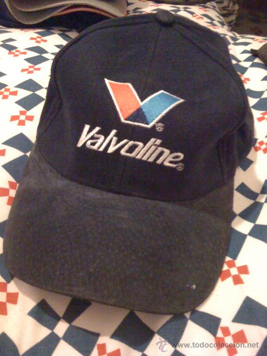 Coleccionismo deportivo: Gorra de beisbol, publicitaria de Valvoline. Bordada. - Foto 1