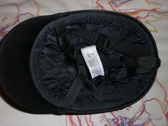 Coleccionismo deportivo: CASCO DE EQUITACION PARA NI&Ntilde;@ TERCIOPELO NEGRO COMO NUEVO - Foto 4