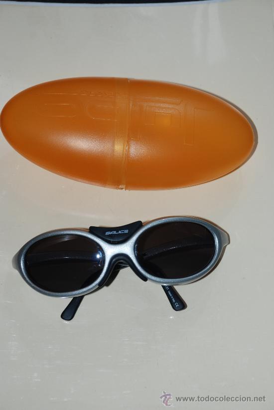 Coleccionismo deportivo: Gafas de sol Salice , con funda - Foto 1