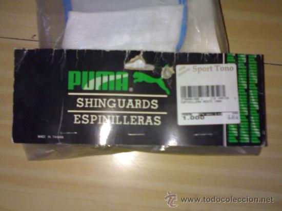 Coleccionismo deportivo: ESPINILLERA - MARCA PUMA - Foto 2