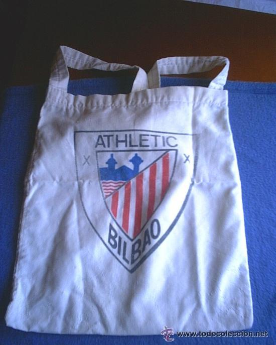 Coleccionismo deportivo: BOLSA DE LONA ATHLETIC DE BILBAO - Foto 1
