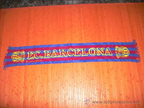 Coleccionismo deportivo: BUFANDA DEL F.C BARCELONA (137 CM.) - Foto 1