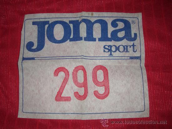 Coleccionismo deportivo: Dorsal JOMA para atletismo - Foto 1