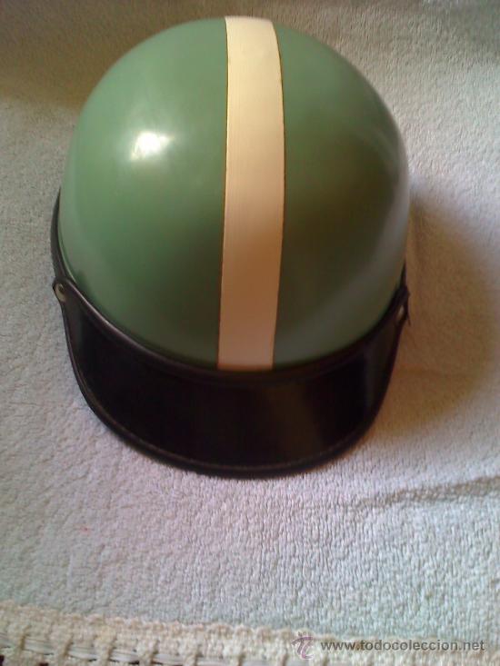 Coleccionismo deportivo: casco motorista antiguo - Foto 4