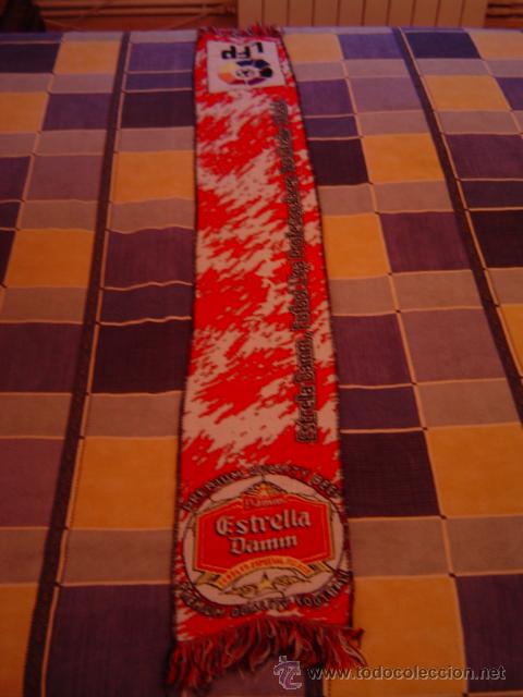Coleccionismo deportivo: BUFANDA . ESTRELLA DAMM - Foto 1