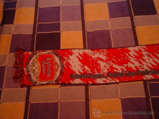 Coleccionismo deportivo: BUFANDA . ESTRELLA DAMM - Foto 2