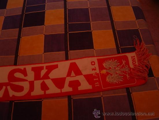 Coleccionismo deportivo: BUFANDA POLSKA - Foto 3