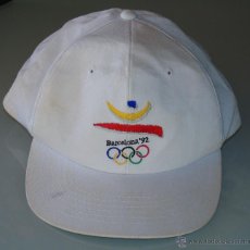 Coleccionismo deportivo: GORRA DE LOS JUEGOS OLÍMPICOS DE BARCELONA 92 1992. LOGO DE LA OLIMPIADA. PRODUCTO OFICIAL