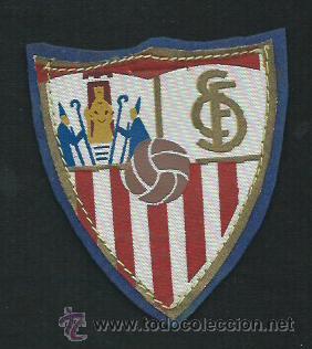 Coleccionismo deportivo: Escudo de Tela impresa Sevilla. - Foto 1