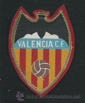 Coleccionismo deportivo: Escudo de Tela impresa Valencia - Foto 1
