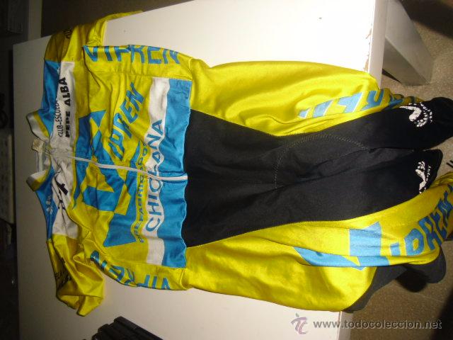 Coleccionismo deportivo: CAMISETA CON CULLOTE CONJUNTO MONO TALLA 4 AMARILLA - Foto 1