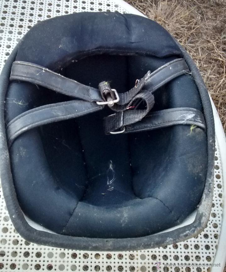 Coleccionismo deportivo: Casco blanco de ciclista - Foto 2