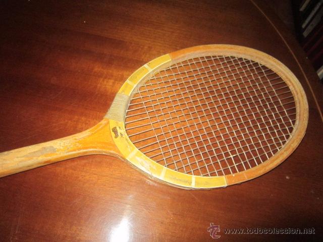 Coleccionismo deportivo: Raqueta de tenis antigua. - Foto 2