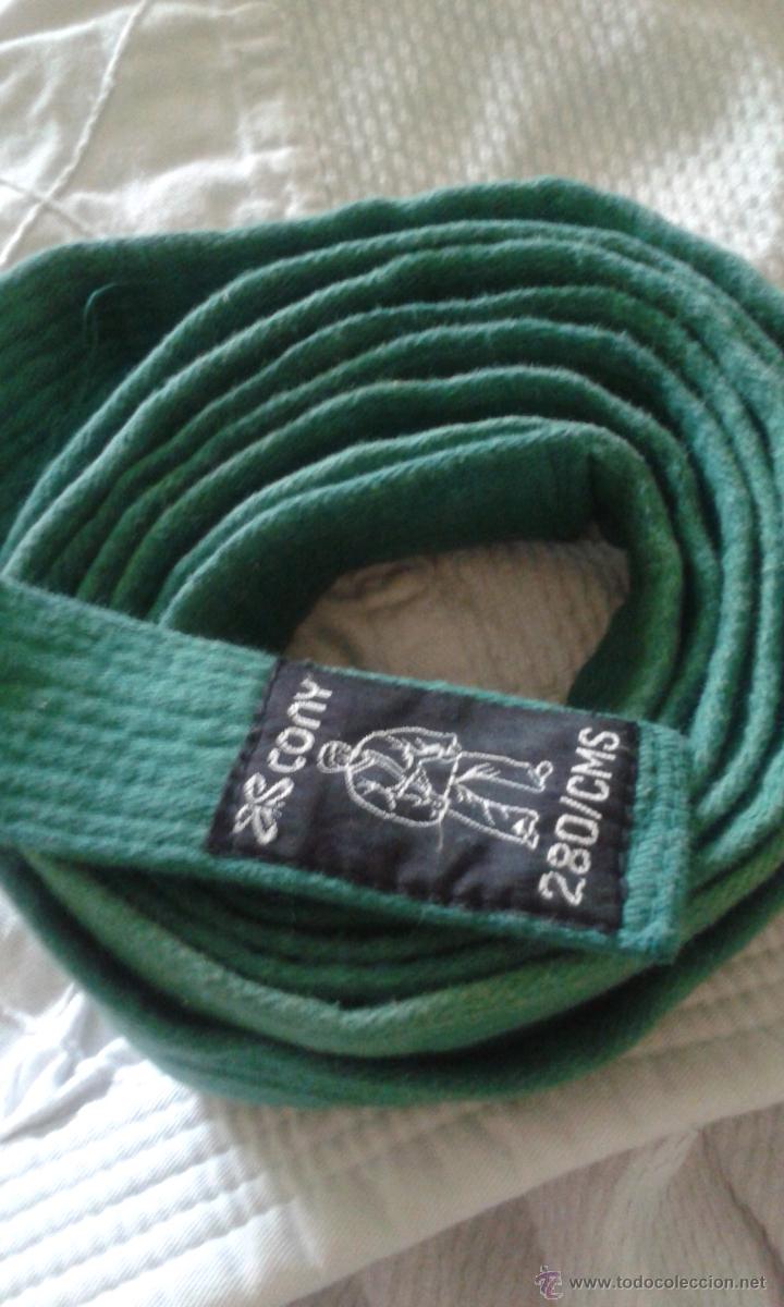 Coleccionismo deportivo: CINTUR&Oacute;N DE JUDO VERDE - Foto 1