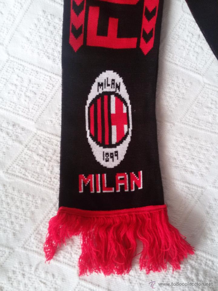 Coleccionismo deportivo: BUFANDA DEL MILAN - Foto 3