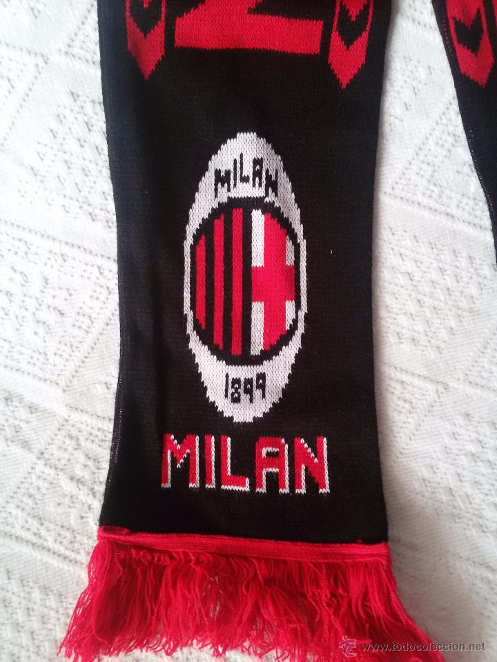 Coleccionismo deportivo: BUFANDA DEL MILAN - Foto 6