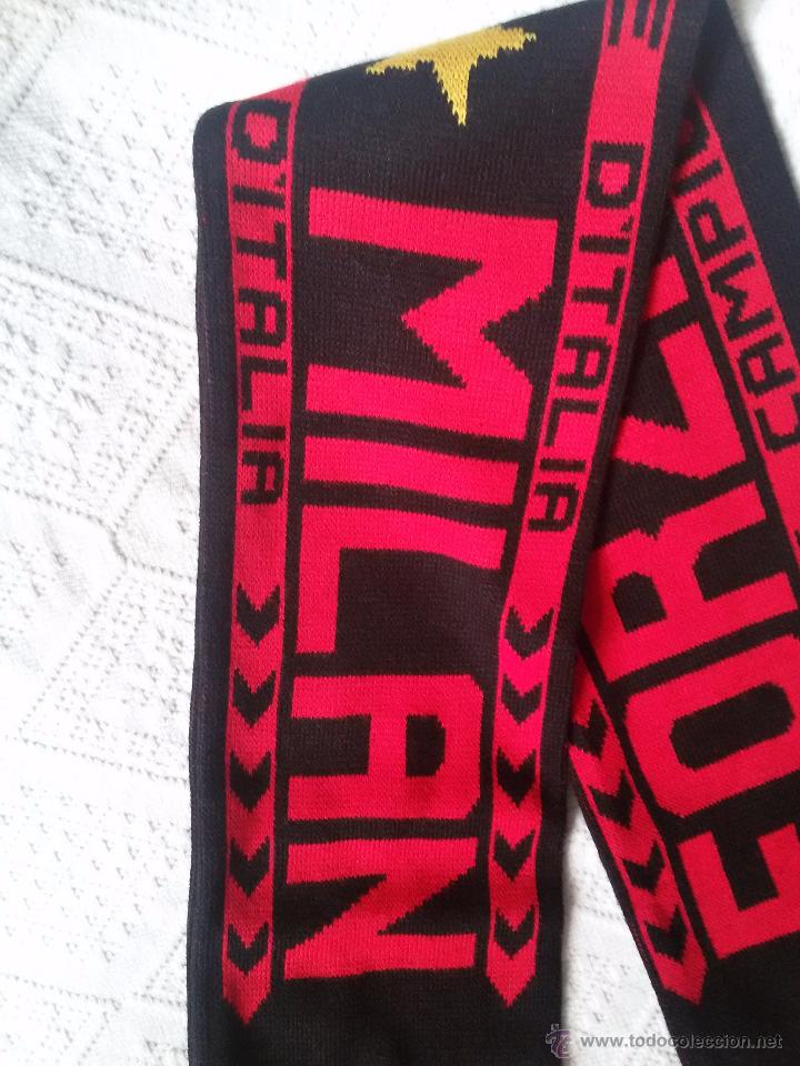 Coleccionismo deportivo: BUFANDA DEL MILAN - Foto 7